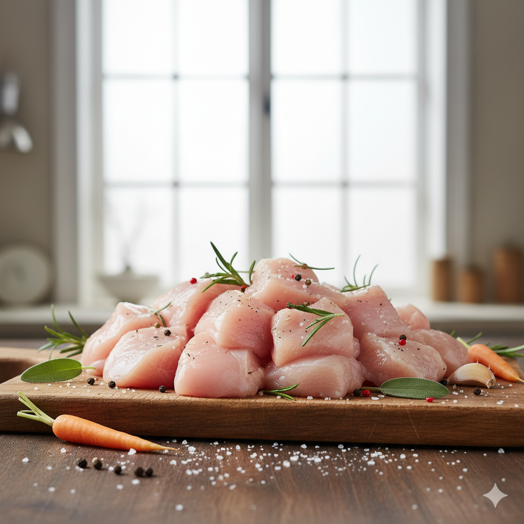 Boneless Skinless Chicken Breast Chunks 20Lb