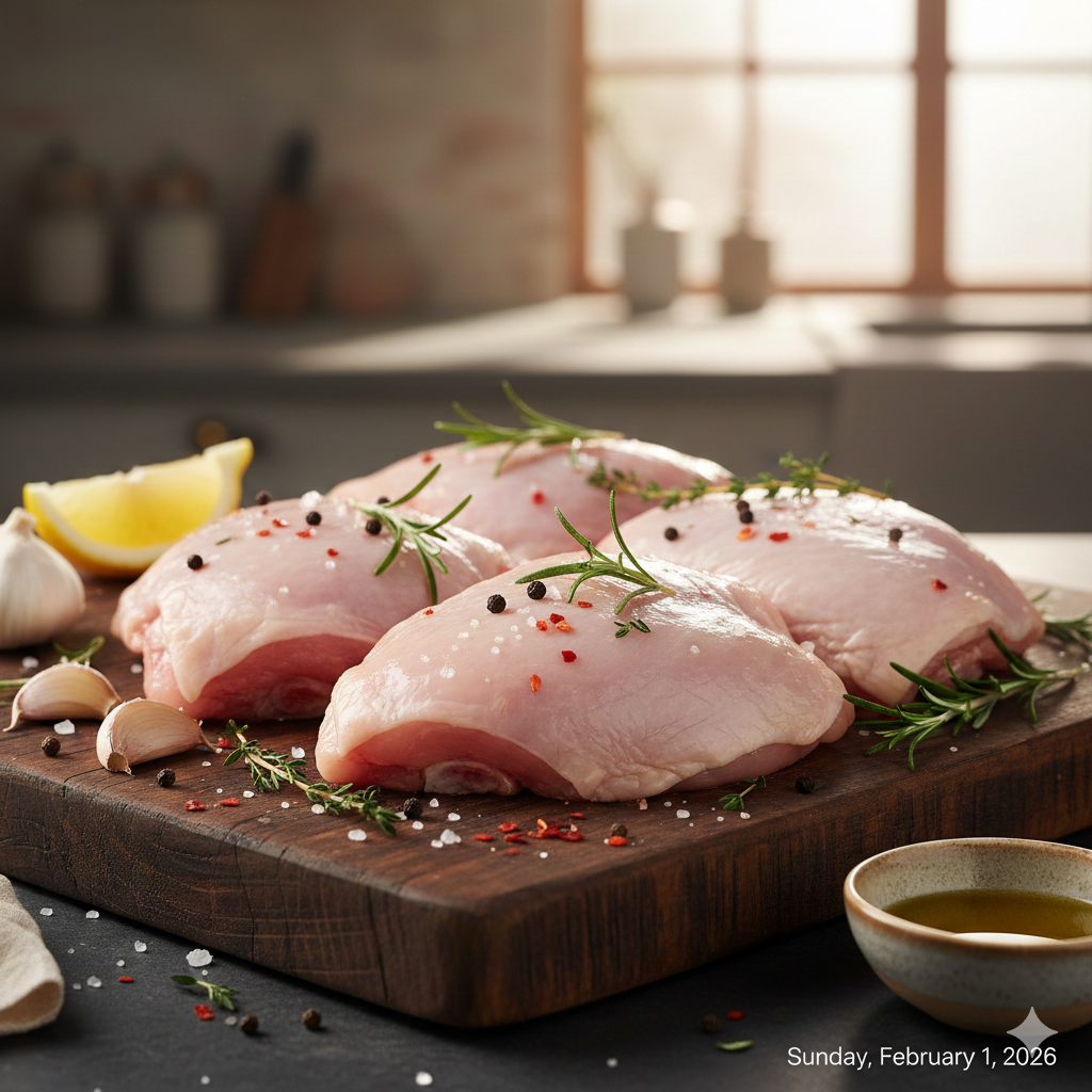 Family Pack Chicken Boneless Skinless thighs - 10 Lbs