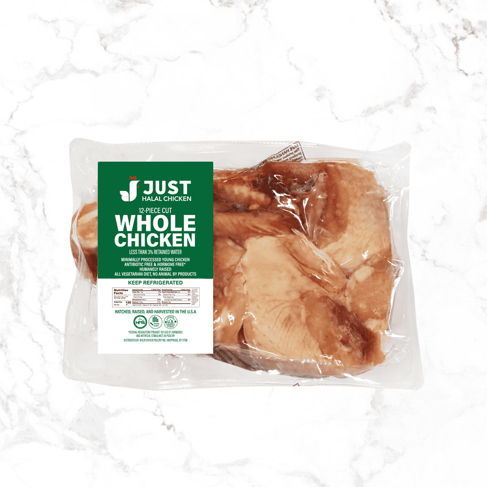 Whole Chicken (Cut Into 12 Pieces, Skinless)