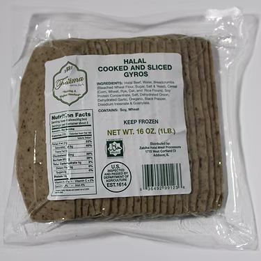 Fatima Brand GYROS STRIPS - 1 lb